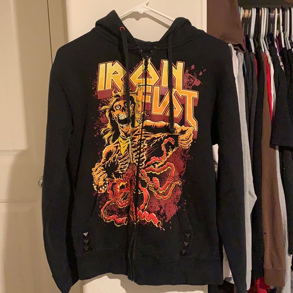 iron fist vintage zip up